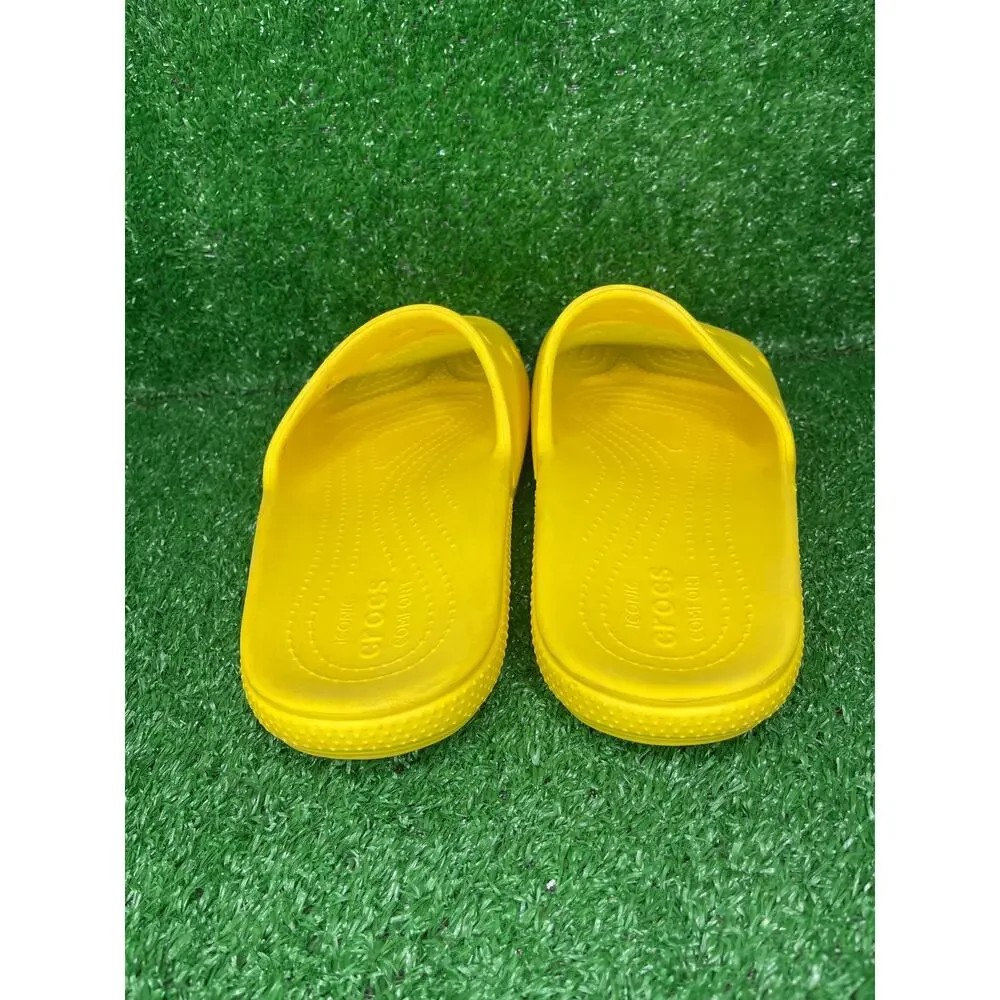 CROCS Classic Slide Yellow Mens Size 12